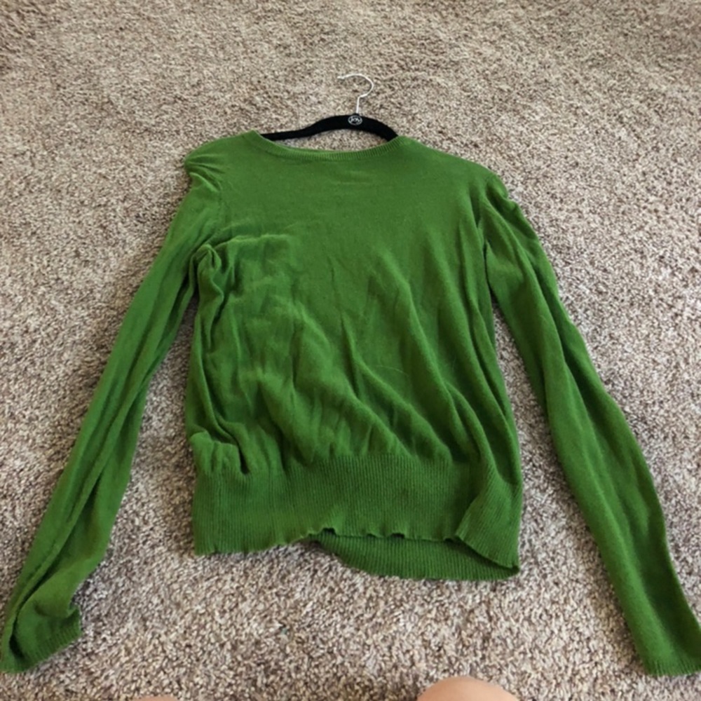 Long sleeve green shirt